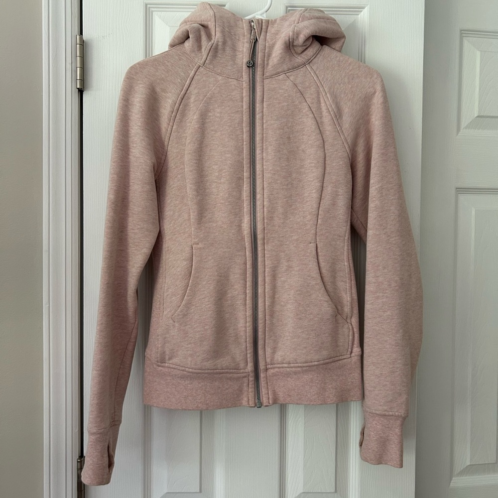 lululemon athletica Pink Full-Zip Scooba Hoodie Jacket